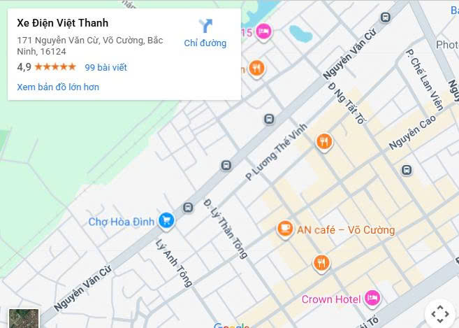 171 Nguyễn Văn Cừ, phường Võ Cường, TP Bắc Ninh