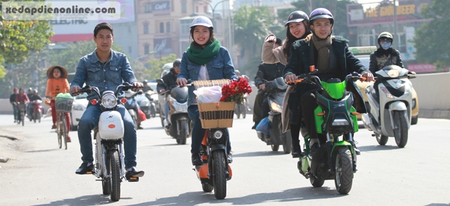 Sử dụng xe đạp điện vào mùa đông