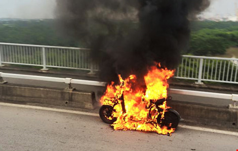 Nguy cơ cháy nổ từ xe điện