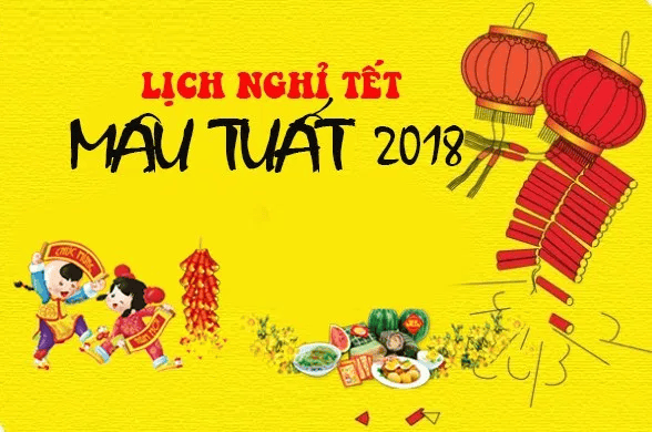 THÔNG BÁO LỊCH NGHỈ TẾT NGUYÊN ĐÁN MẬU TUẤT