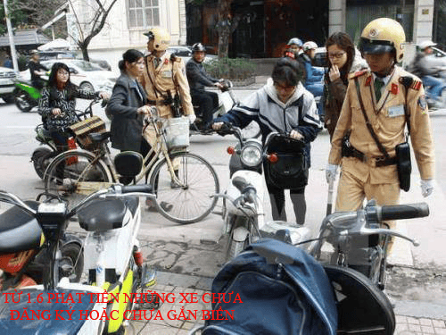 Xe máy điện không đăng ký sẽ bị phạt nặng từ 01/07/2016
